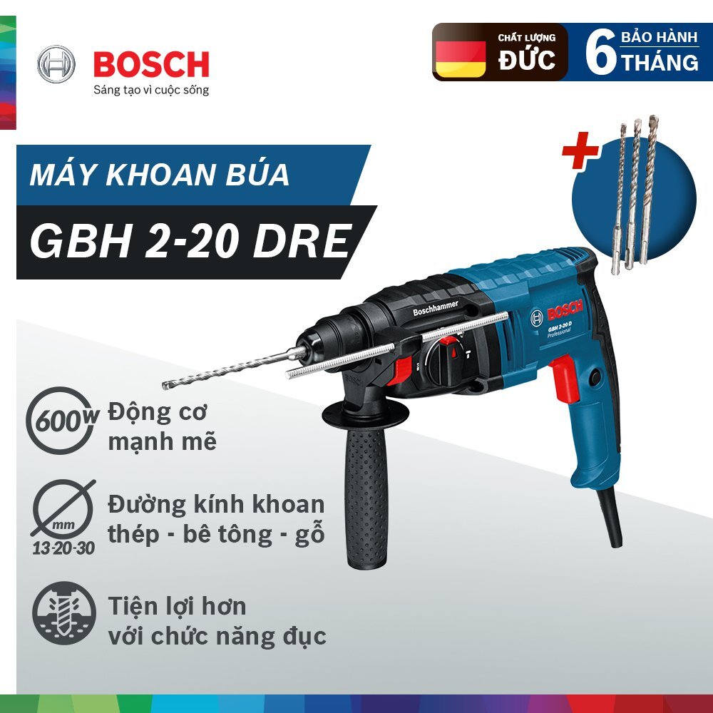 Bộ máy khoan búa Bosch