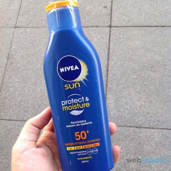 kem chống nắng nivea cho mặt SPF 50