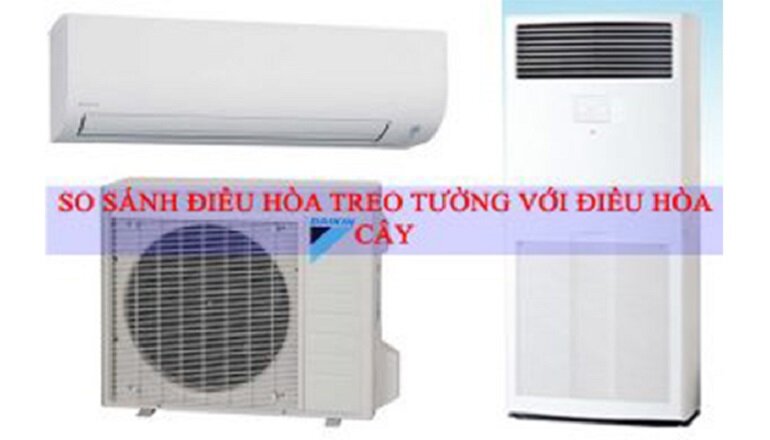 điều hòa tủ đứng và điều hòa treo tường