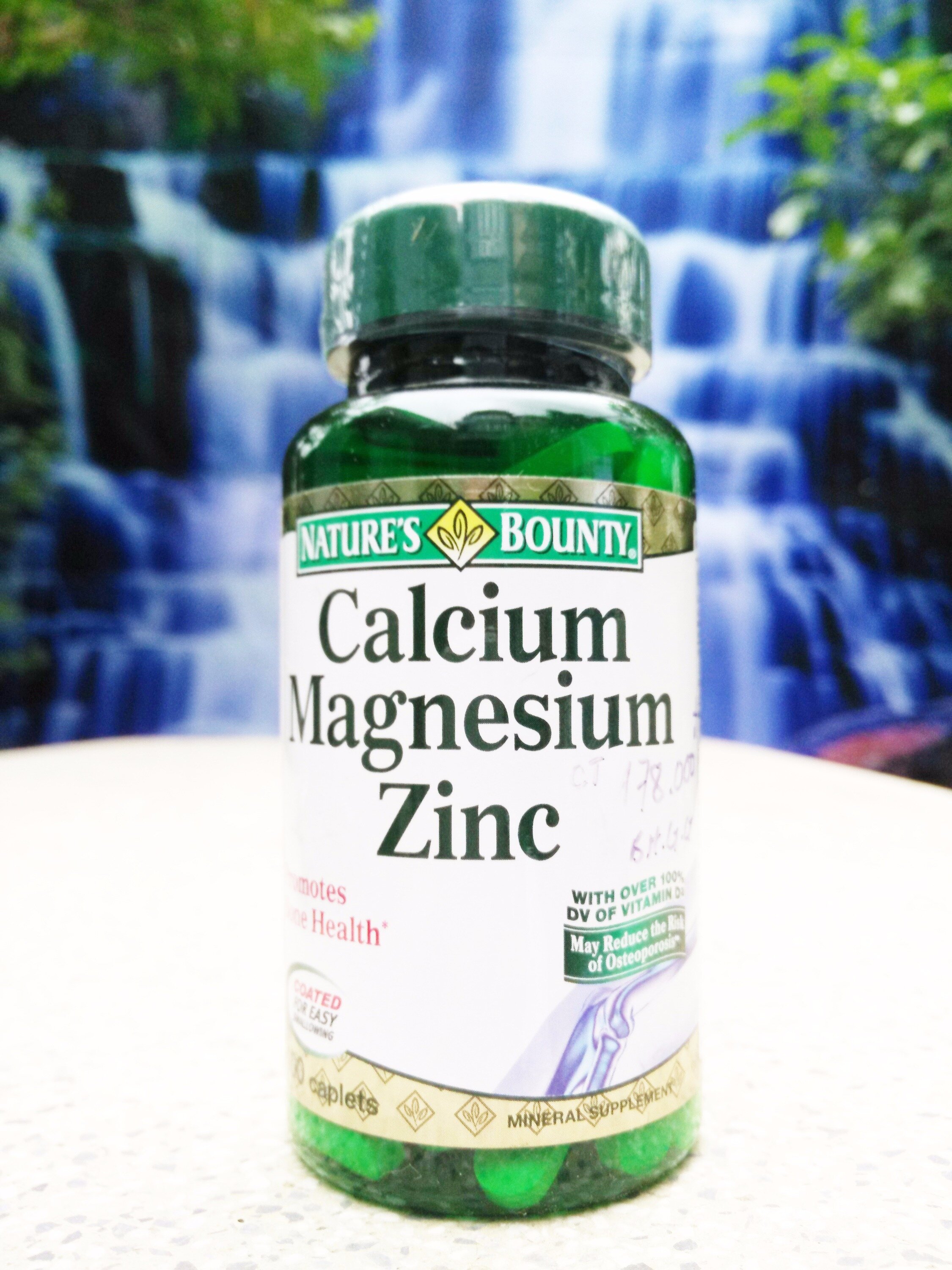 Hình ảnh viên Uống Bổ Sung Canxi, Magie, Kẽm Nature’s Bounty Calcium Magnesium Zinc