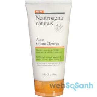 sữa rửa mặt trị mụn neutrogena natural có tốt không