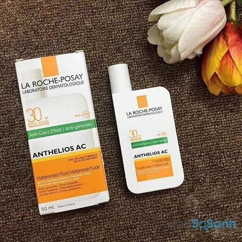 Review kem chống nắng La Roche-Posay Anthelios AC SPF 30 PPD25 Matte Fluid dành cho da dầu