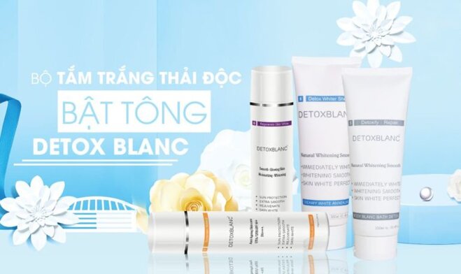 Bộ tắm trắng thải độc tại nhà công nghệ than hoạt tính