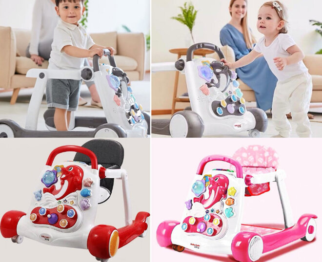 Xe tập đi cho bé Baby Safe 4 in1 an toàn, hiện đại, kiểu dáng mới