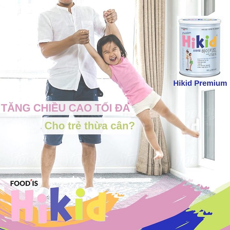 Sữa Hikid Premium giúp trẻ phát triển chiều cao tối ưu
