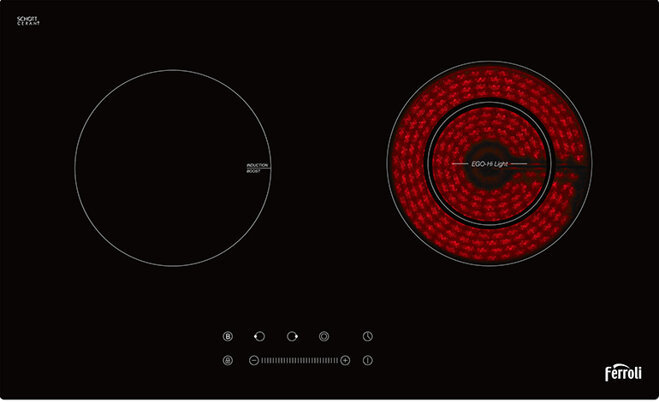 Hình ảnh bếp điện từ và hồng ngoại Ferroli FB4200EN