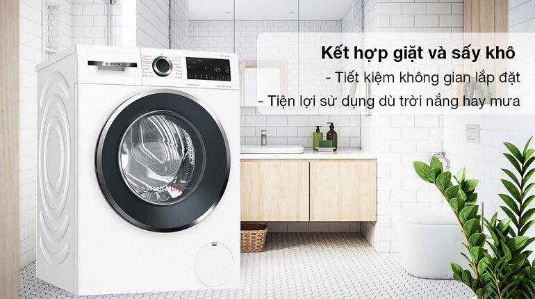 Máy giặt có sấy Bosch 10 kg WNA254U0SG