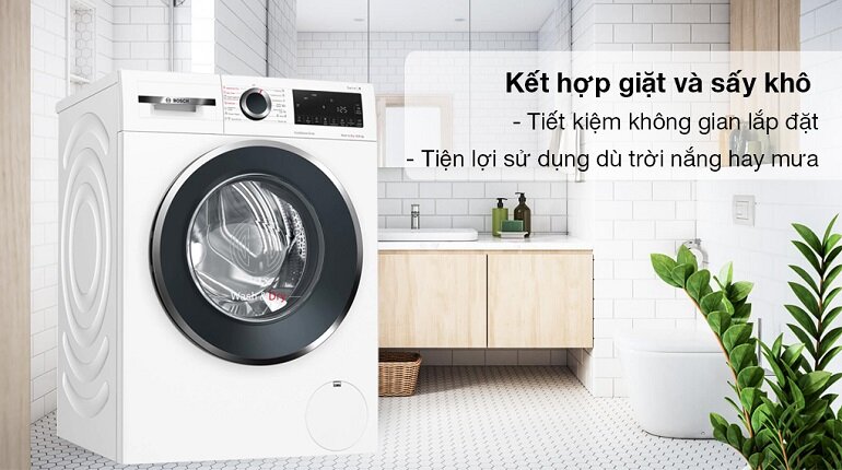 Máy giặt sấy Bosch 8 kg WTX87M40