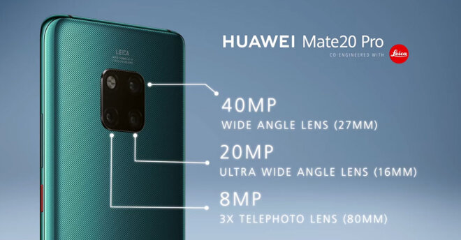 Thông số kỹ thuật của Camera Mate 20 Pro