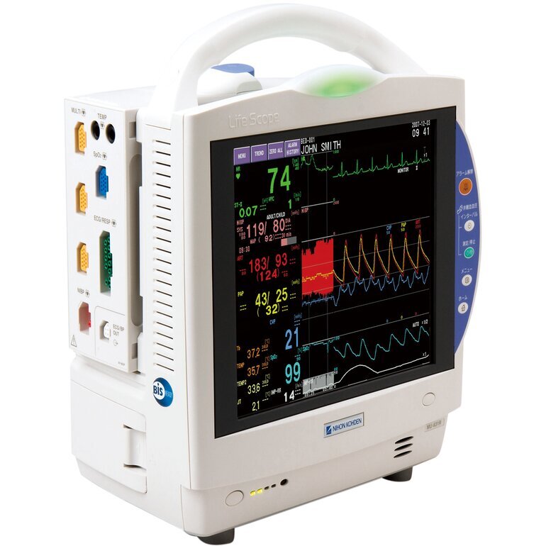 Máy đo nhịp tim ở bệnh viện theo dõi bệnh nhân 5 thông số