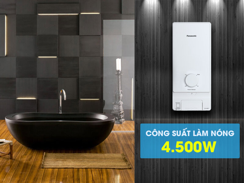 Đánh giá máy nước nóng trực tiếp Panasonic DH-4MS1VW: Làm nóng nhanh, có kháng khuẩn Ag+!