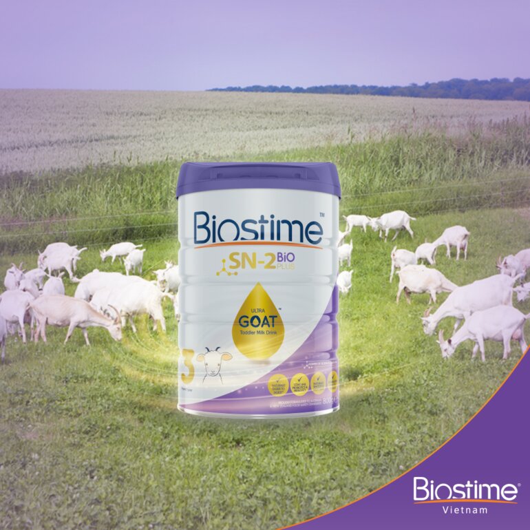 Sữa bột dê của Úc Biostime