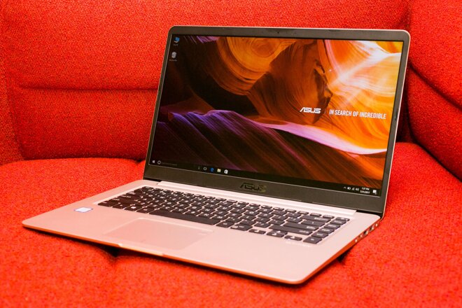 Laptop Asus VivoBook S15 tích hợp cảm biến vân tay 1 chạm