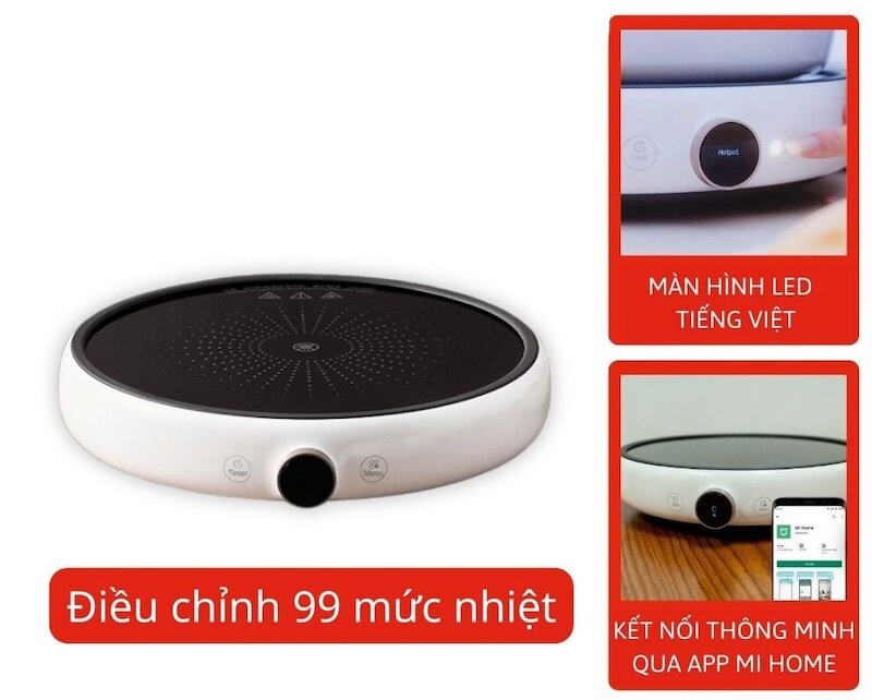 Bếp từ đơn Xiaomi miLife LFT011 sở hữu ngay bếp nấu tiện dụng và tiết kiệm điện