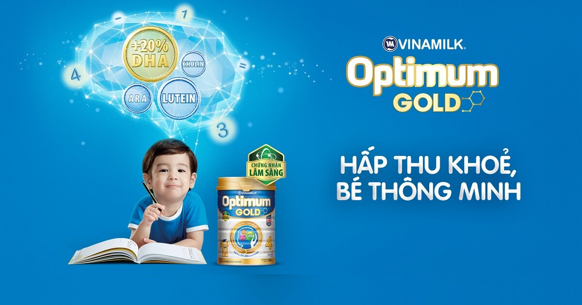 3 lý do nên chọn mua sữa Optimum Gold 4 1.5kg cho bé sử dụng