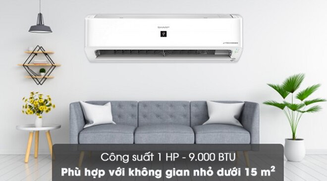 điều hòa Sharp Inverter 9.000BTU AH-XP10YHW