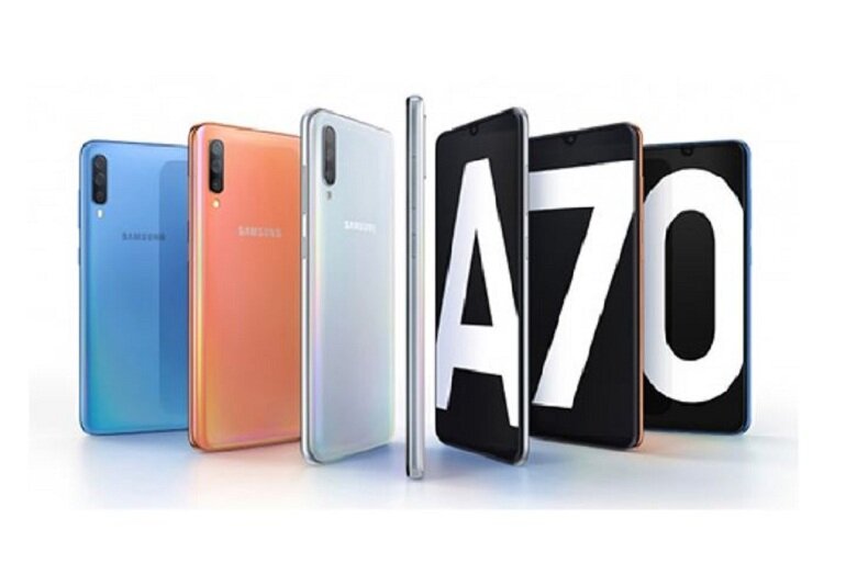 Điện thoại Samsung Galaxy A70.