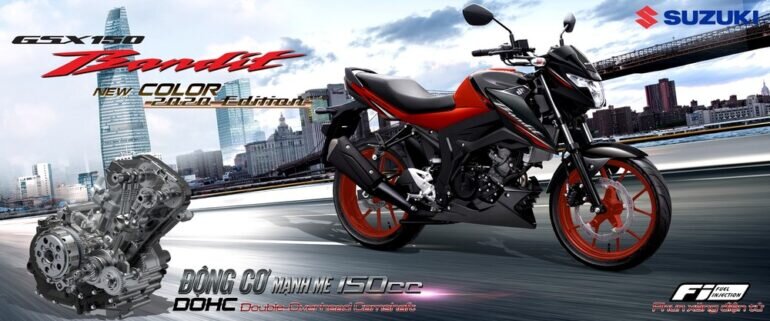 So sánh Suzuki GSX150 Bandit và Suzuki GSX S150 các trang bị