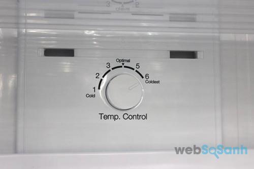 cách điều chỉnh nhiệt độ trên tủ lạnh Sanyo