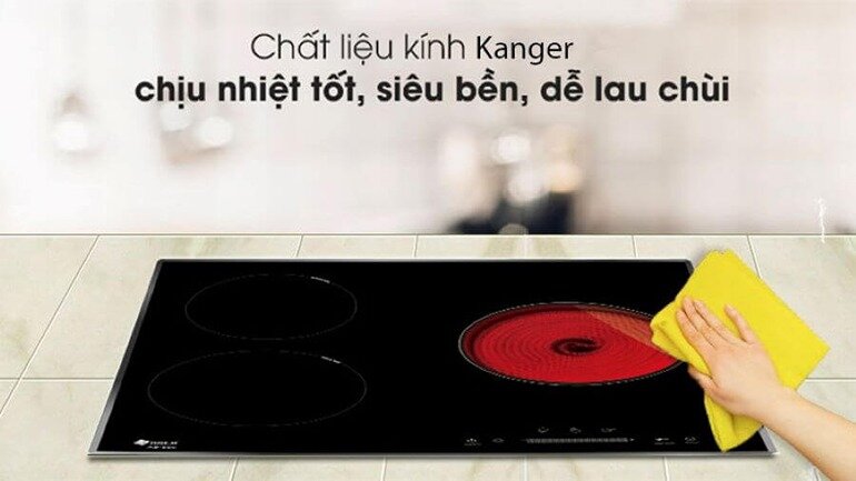 Bếp từ âm 3 vùng nấu Arber AB-559