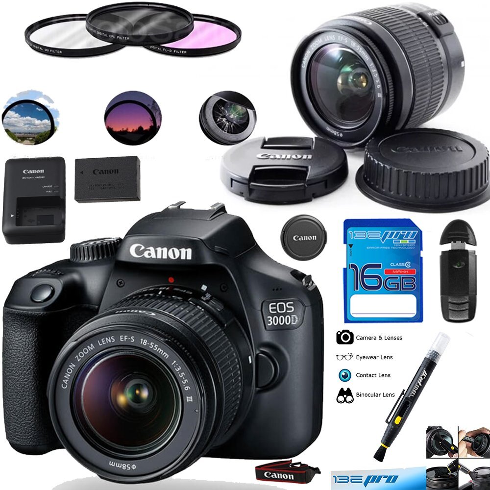 Canon EOS 3000D con quay được Clip 4K tiện lợi cho tất cả những người thực hiện vô hình đồ họa, vui chơi 