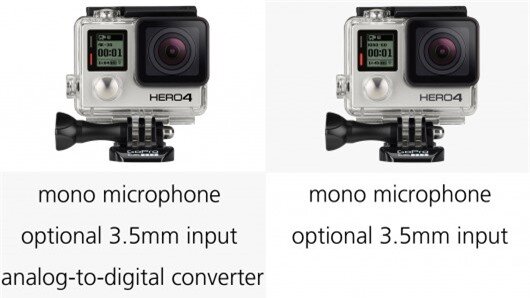 The mics in the Hero4 cameras are capable of delivering nearly double the dynamic range of...