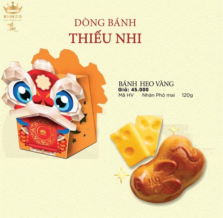 Kinh Do Golden Pig Mooncake