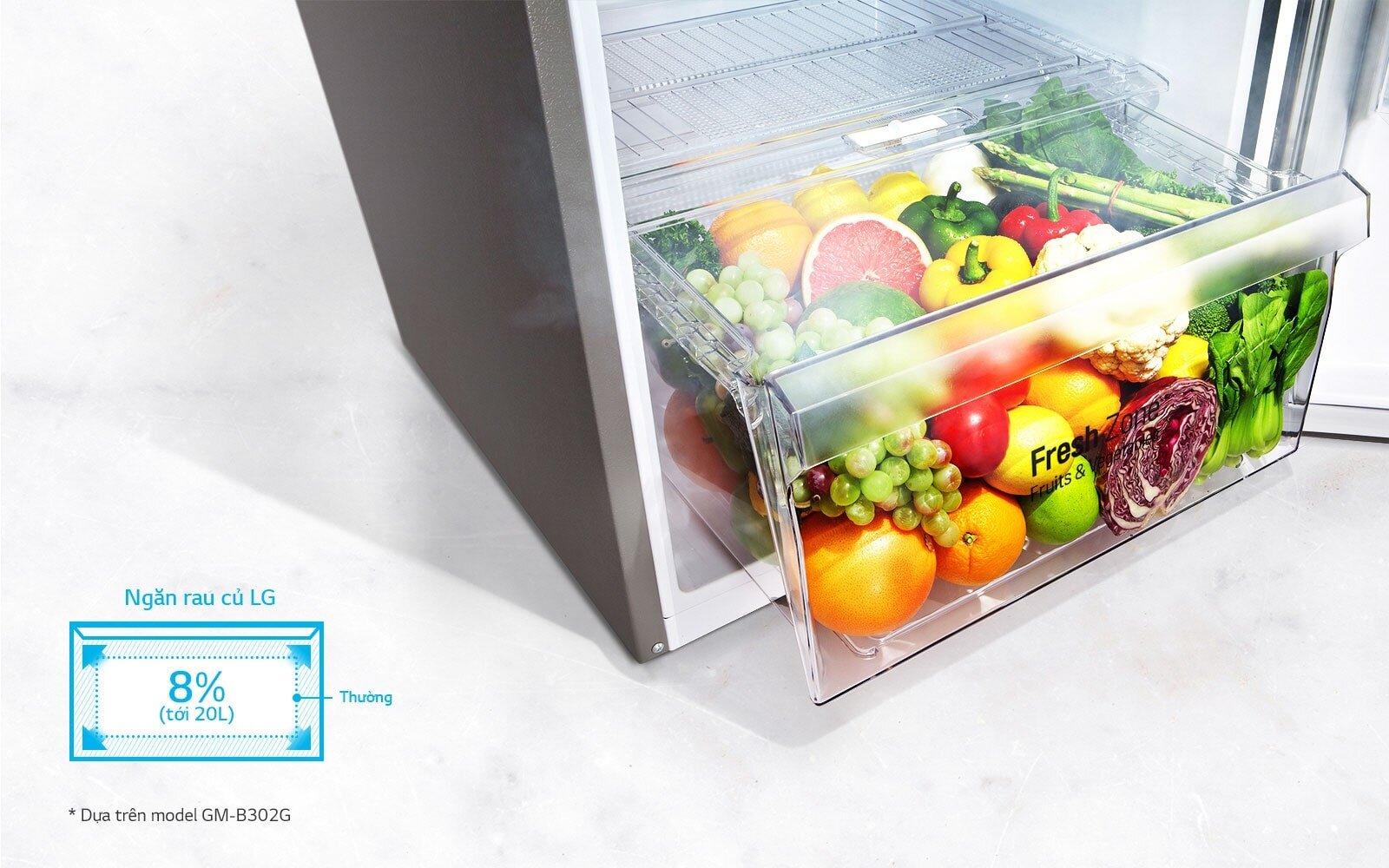 Tủ lạnh OMEGA của LG thiết kế hiện đại với chất liệu thép không gỉ cao cấp tô điểm cho không gian nhà bạn thêm phần sang trọng.