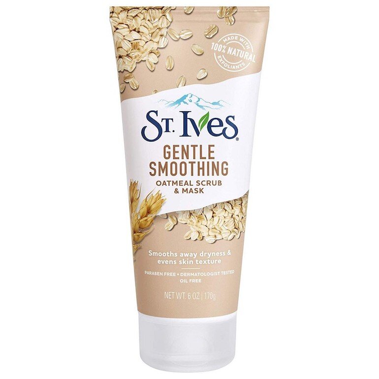 Sữa rửa mặt St.Ives smooth & Nourished Oatmeal Scrub Mask còn giúp tăng đề kháng cho da