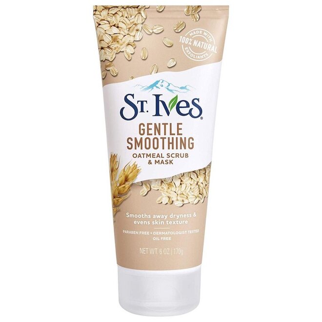 Sữa rửa mặt St.Ives smooth & Nourished Oatmeal Scrub Mask còn giúp tăng đề kháng cho da