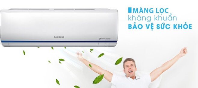 Điều hòa Samsung 9000 BTU 1 chiều Inverter F-AR09TYHQAS20 thích hợp sử dụng cho phòng dưới 15m2