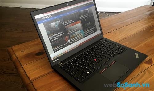 Laptop doanh nhân tốt nhất: Lenovo ThinkPad T450s