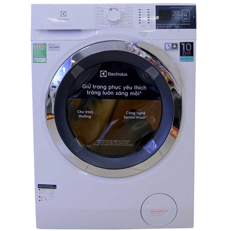 Máy giặt lồng ngang 10kg Electrolux EWF1024BDWA inverter