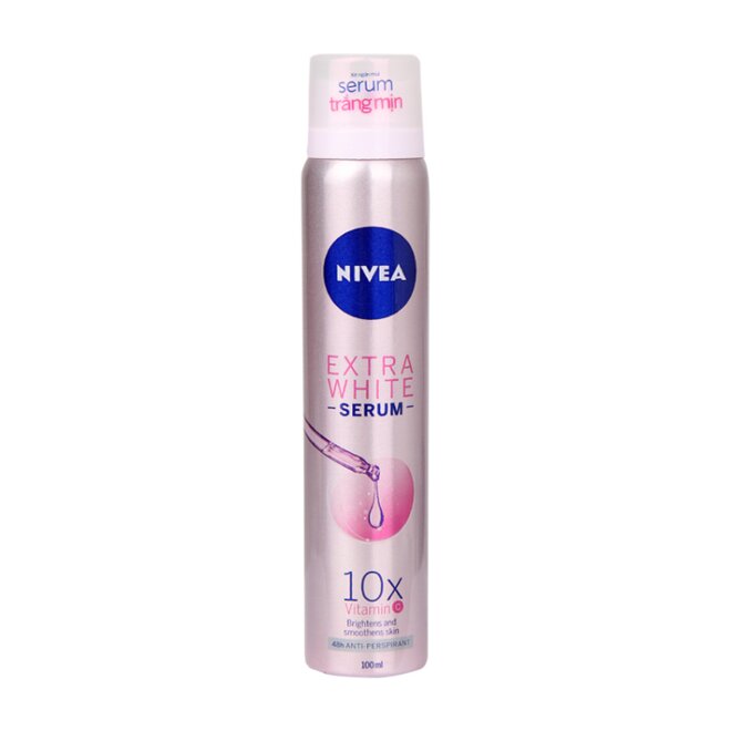 Xịt ngăn mùi Nivea Extra White Serum