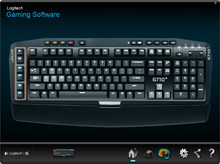 bàn phím cơ logitech g710+