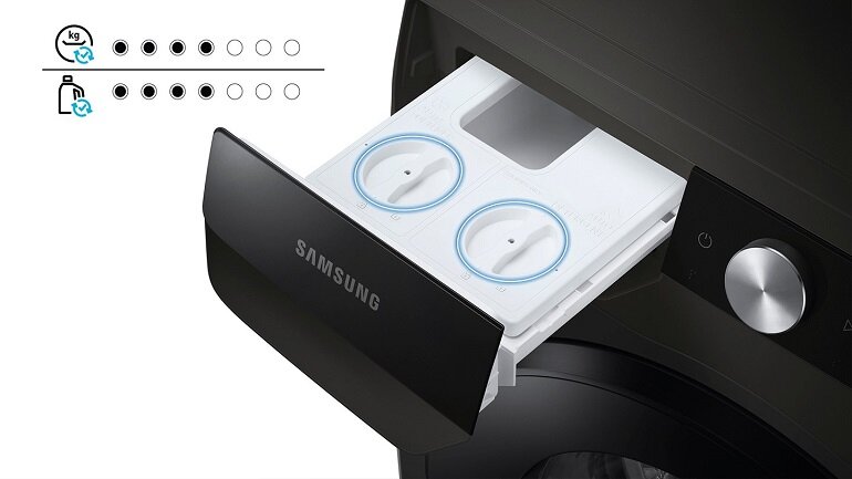 Máy giặt sấy Samsung 12 kg WD12TP34DSX/SV