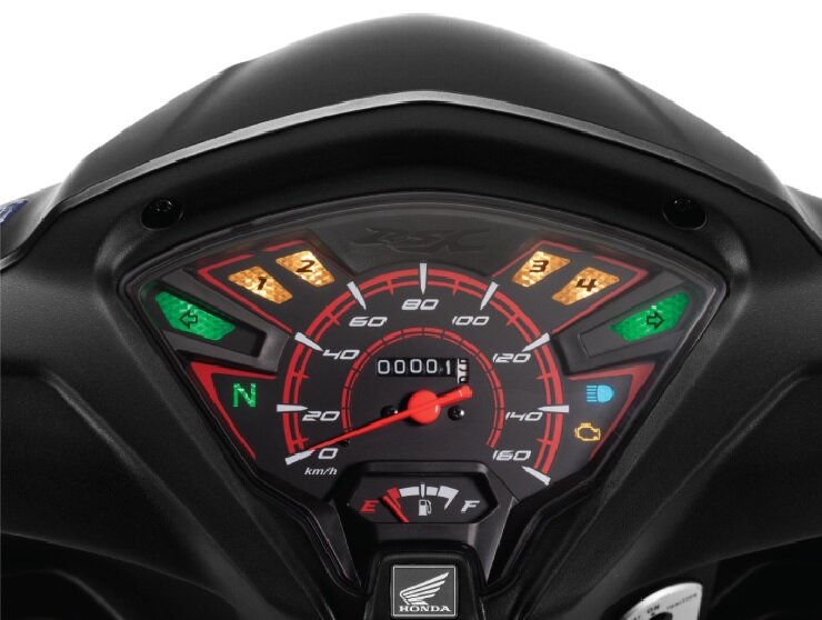 Cụm đồng hồ trên Honda Wave RSX 2023
