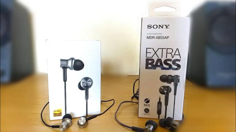 Hộp tai nghe Sony MDR-XB55AP Extra Bass