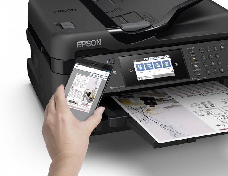 Điểm phát sóng NFC của máy in Epson WorkForce WF-7210