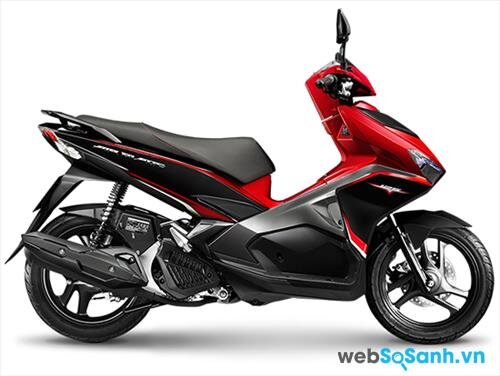 Honda Air Blade màu đỏ đen