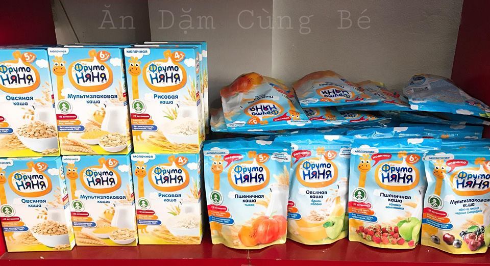 Bột ăn dặm Kawa có nhiều hương vị cho mẹ lựa chọn cho bé