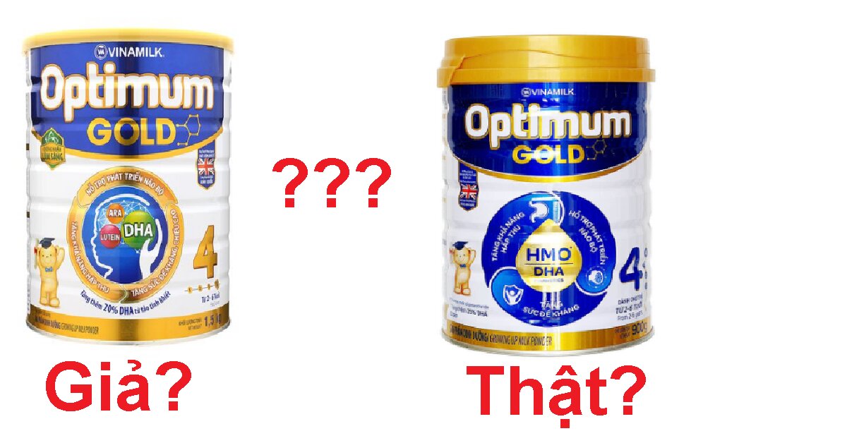 Có sữa Optimum Gold 4 giả không? 3 cách phân biệt sữa Optimum Gold 4 thật giả nhanh chóng