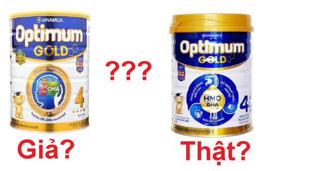 Có sữa Optimum Gold 4 giả không? 3 cách phân biệt sữa Optimum Gold 4 thật giả nhanh chóng