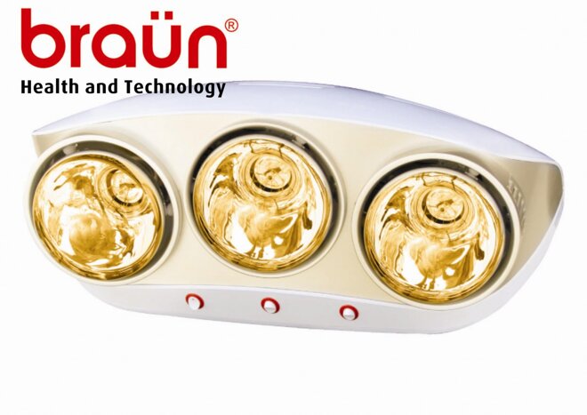 Đèn sưởi nhà tắm Braun 