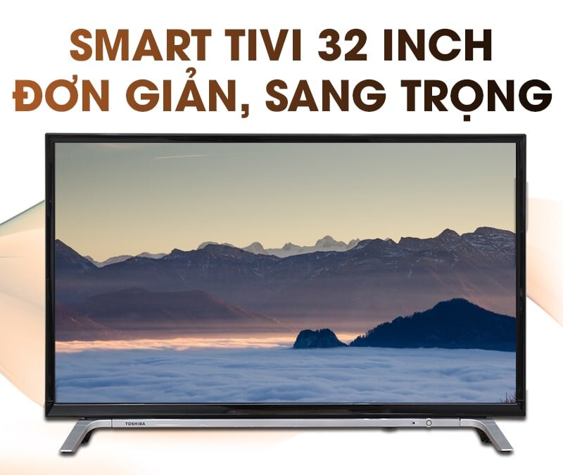 Tivi LED HD Toshiba 32 inch có màn hình cho hình ảnh sắc nét