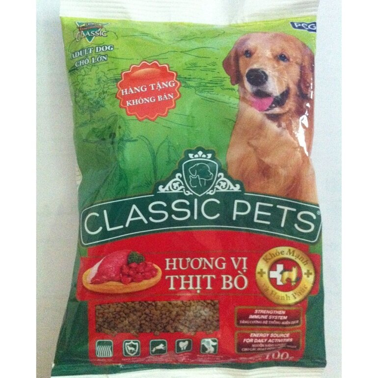 Classic Pets is a famous Thai dog food brand