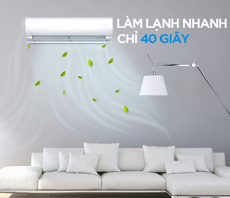 Đánh giá về khả năng làm lạnh điều hòa Midea Airstill MSMTII-10HRFN8