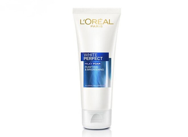 Sữa rửa mặt trắng da L’Oreal White Perfect Milky Foam