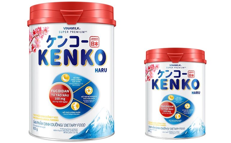 Sữa Kenko Haru của Vinamilk có mấy loại?