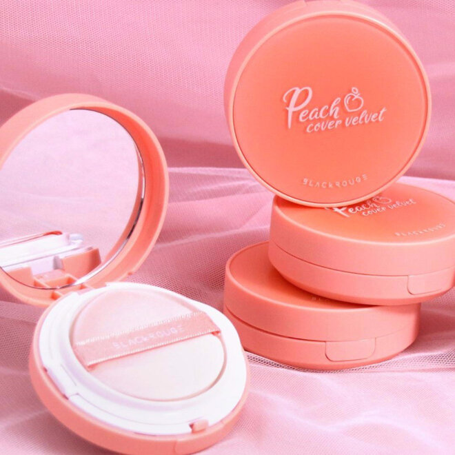 phấn nước Black Rouge Peach Cover Velvet